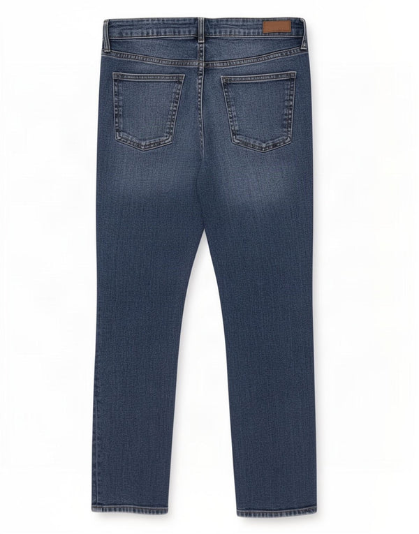 Fat Face Jeans Westbury Slim pour femme UK 8 Small W28 L27 Bleu Coton