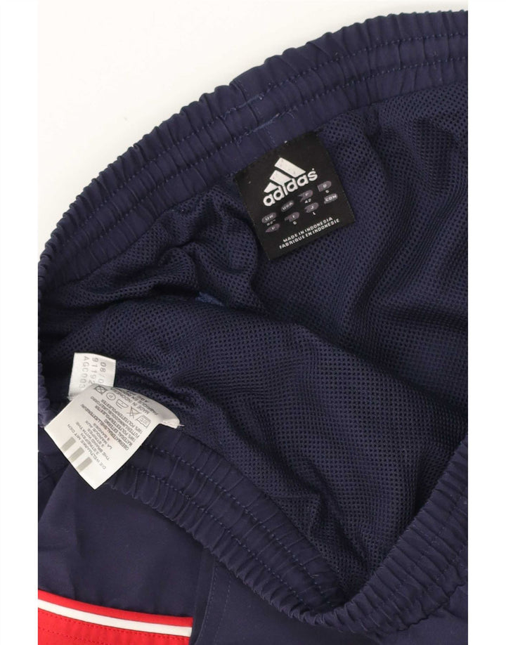 Adidas Short de sport pour homme en polyester color block bleu marine moyen