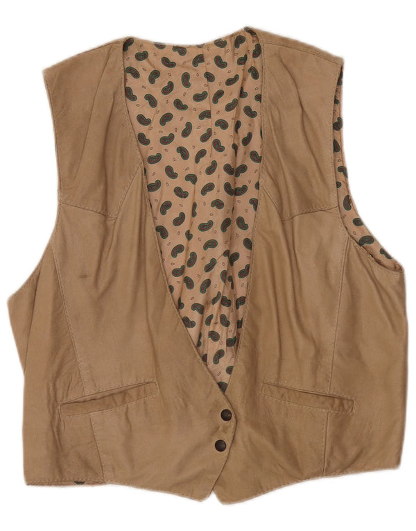 gilet femme vintage Grand Beige