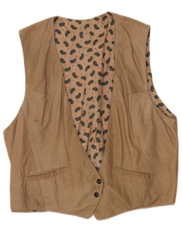 gilet femme vintage Grand Beige