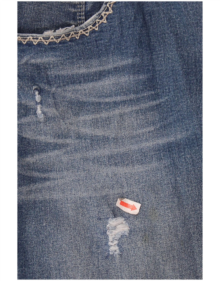 LEVI'S Bermuda en denim vieilli pour femme US 13 Large W32 Bleu Coton