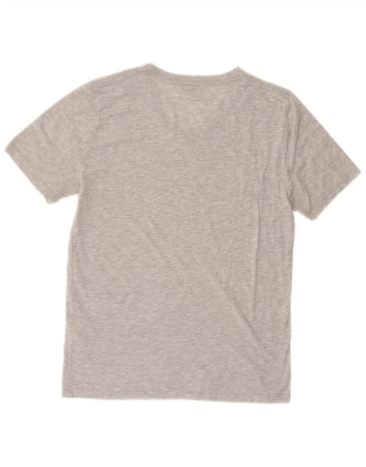Reiss Homme T-Shirt Top Petit Gris Moucheté Coton