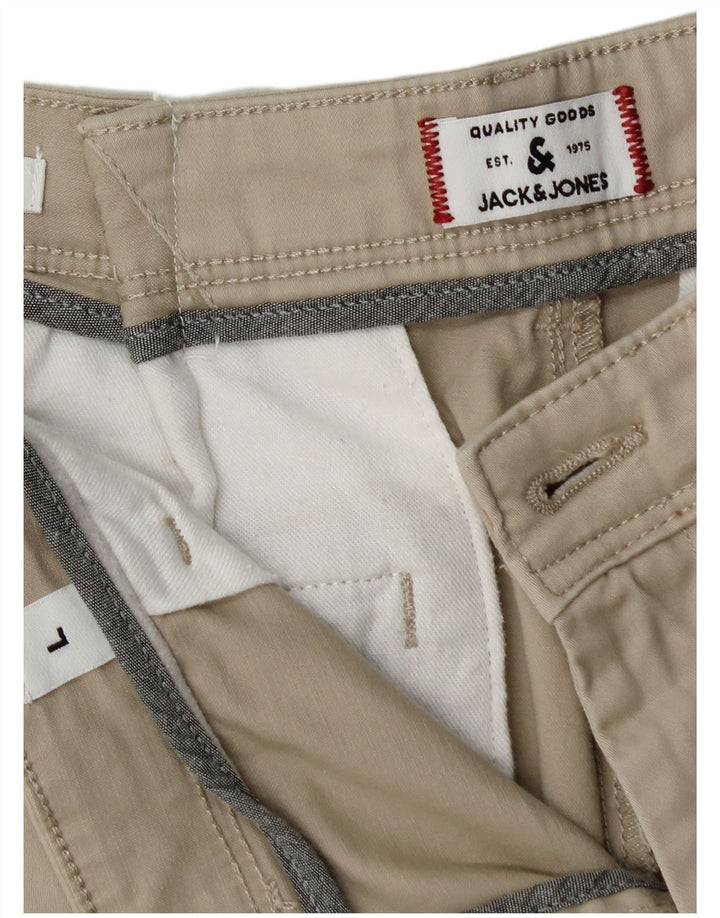 JACK & JONES Short Chino Homme Large W32 Coton Beige