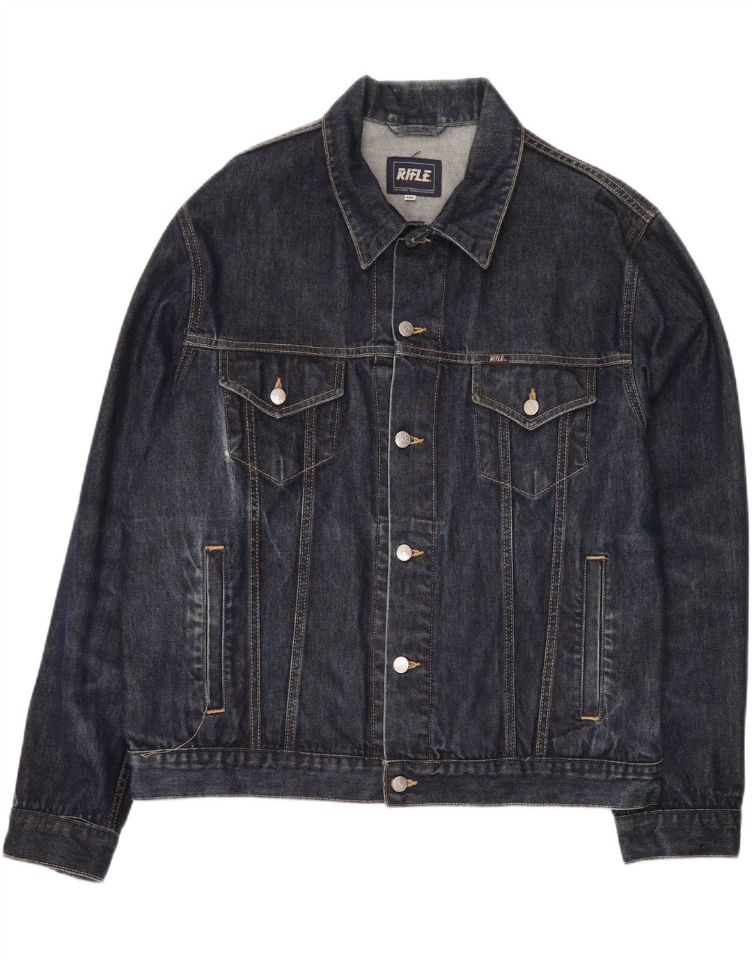 RIFLE Veste en Jean Homme UK 44 2XL Bleu Coton