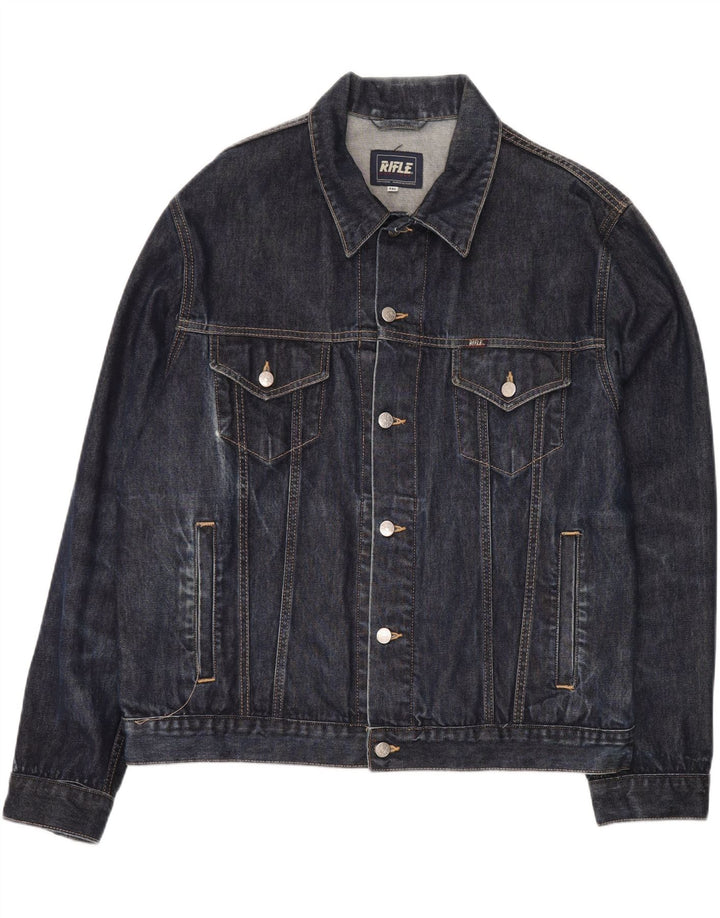 RIFLE Veste en Jean Homme UK 44 2XL Bleu Coton
