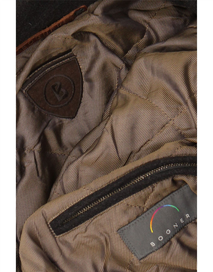 BOGNER Duffle-coat à capuche pour homme UK 44 2XL Noir