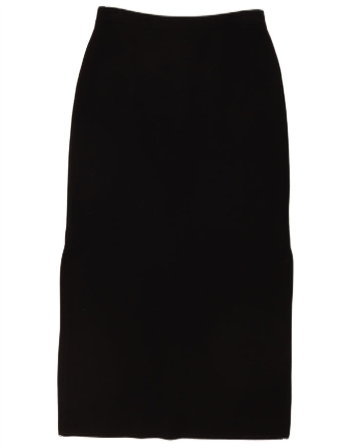 Cristina Mazzonett Jupe Maxi Femme Medium W28 Laine Vierge Noire