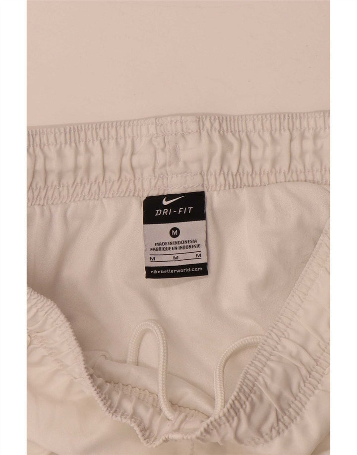 Nike Short de sport Dri Fit pour homme en polyester color block blanc moyen