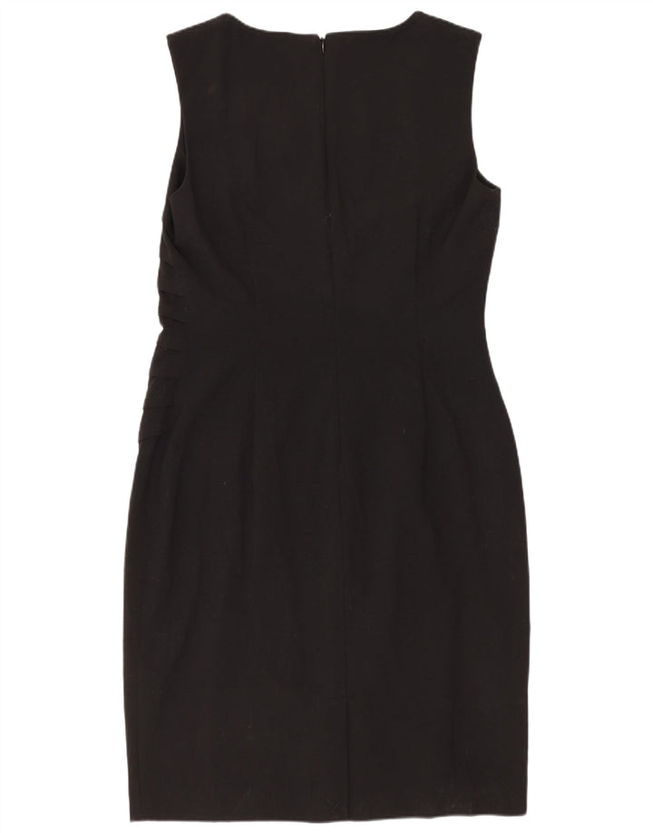 CALVIN KLEIN Robe fourreau sans manches pour femmes US 8 Polyester noir moyen