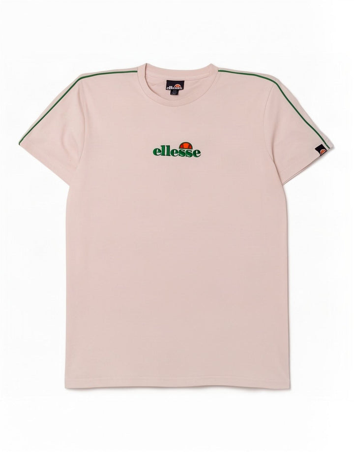 Ellesse T-Shirt Graphique Homme Petit Blanc Coton