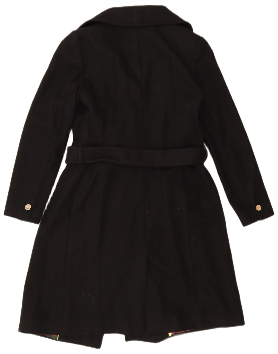 Ted Baker Manteau pour femme Taille 3 Laine noire moyenne