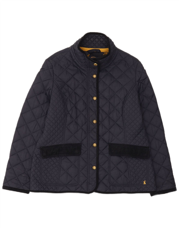 Joules Veste matelassée pour femme UK 18 XL Bleu marine Polyamide