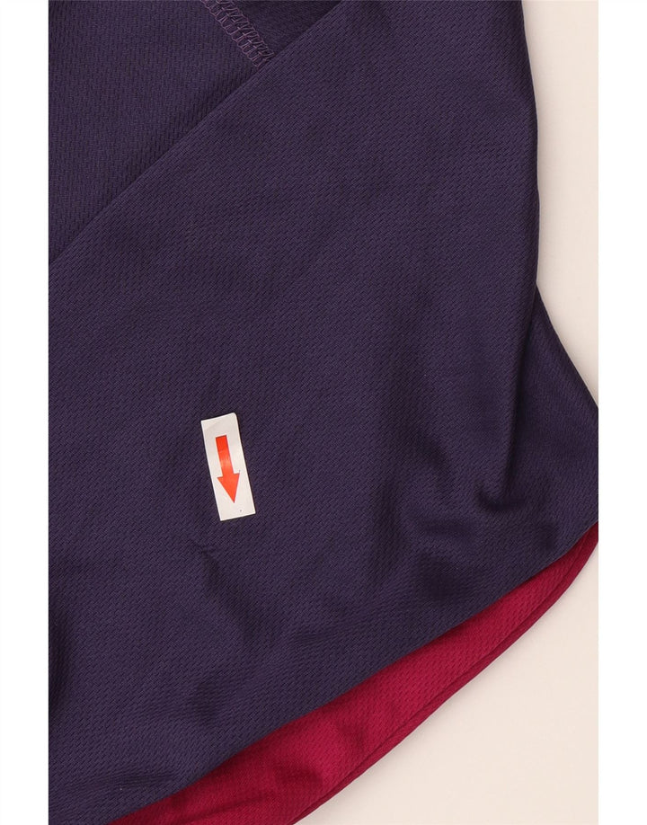 Mountain Warehouse Haut à manches longues pour femme UK 12 Violet moyen Colourblock