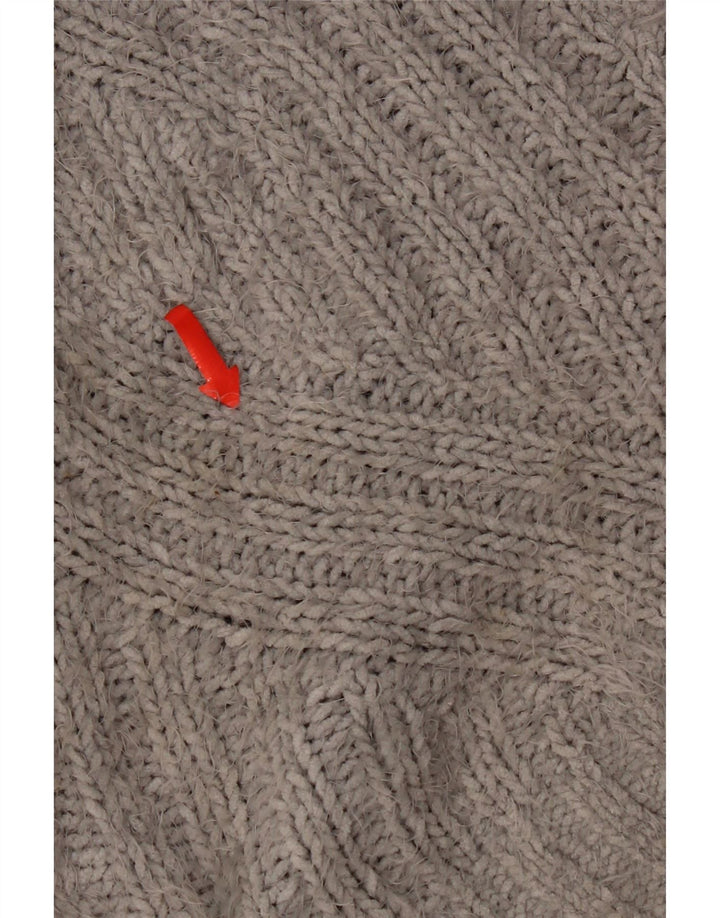 Marks & Spencer Pull cardigan surdimensionné pour femme UK 18 XL Gris Polyester