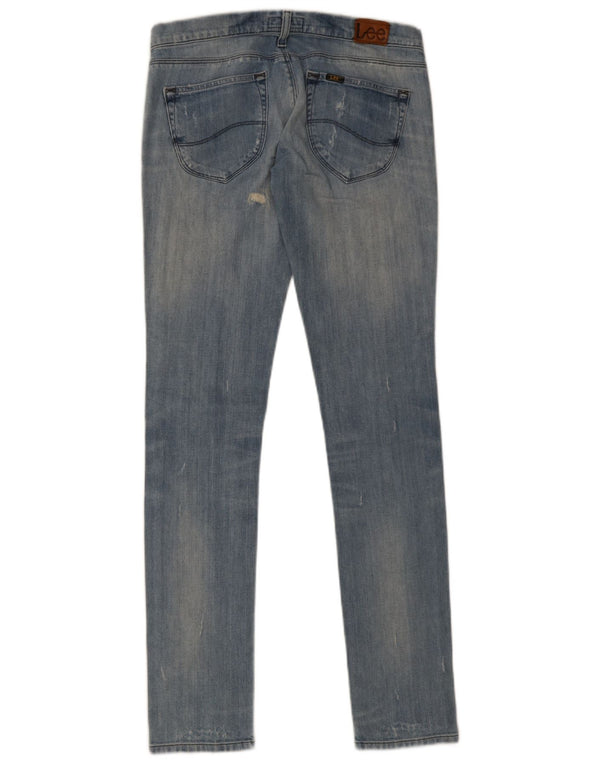 Lee Womens Lynn Jean skinny effet vieilli W29 L35 Bleu Coton