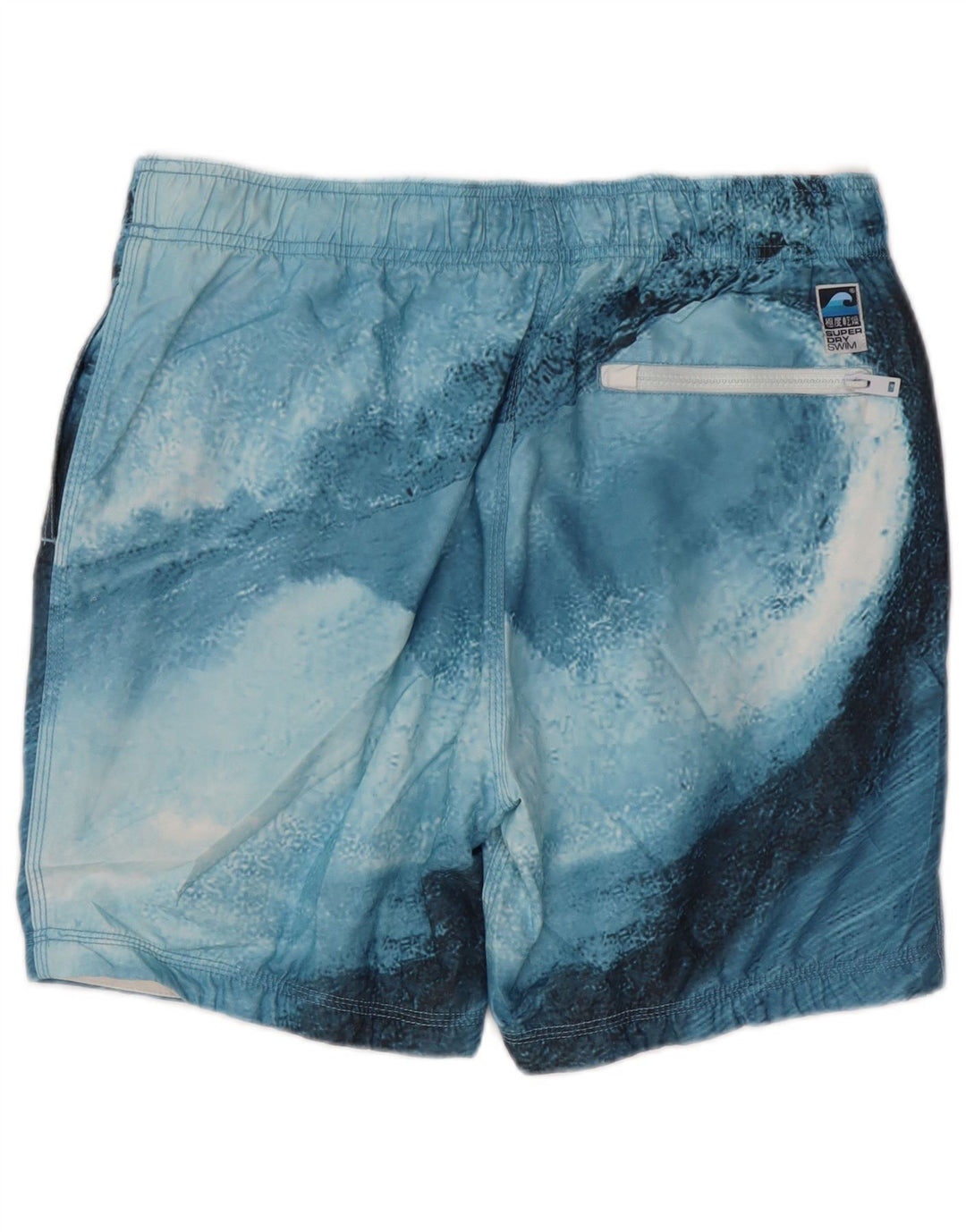 Superdry Short de Bain Graphique XL Homme Bleu Tie Dye Polyester