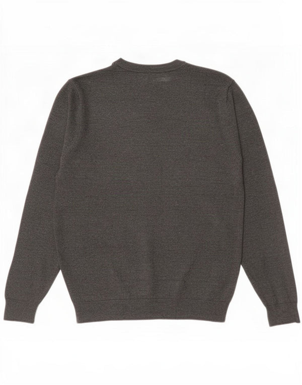 Zara Pull Col Ras Du Cou Homme Gris Moyen