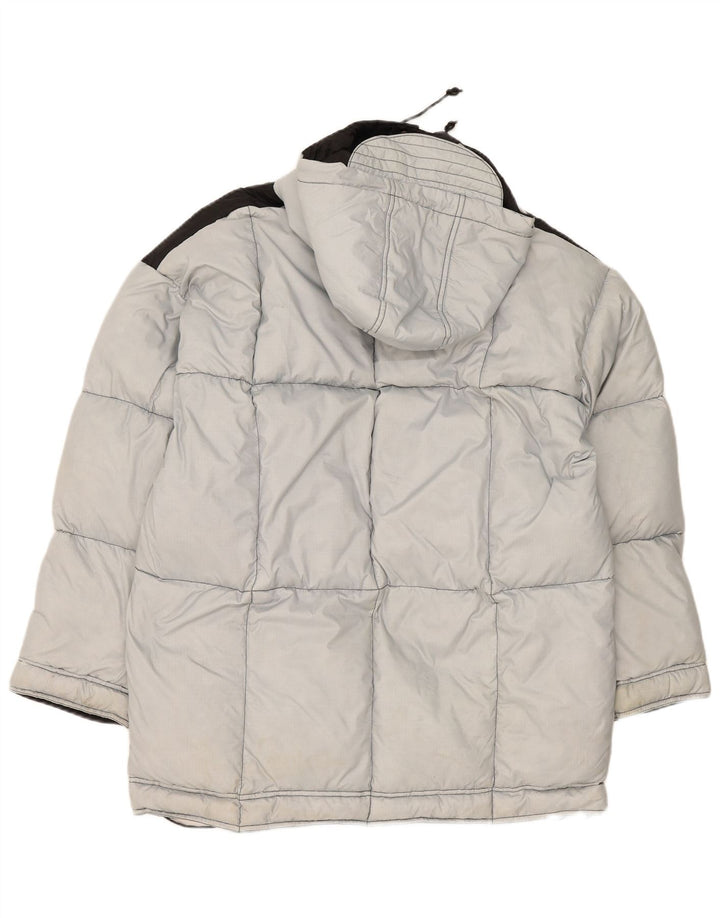veste de ski coupe ample à capuche vintage pour hommes EU 48 Polyamide gris moyen