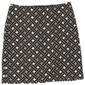 Marks & Spencer Jupe droite pour femme UK 12 Medium W32 Noir Géométrique