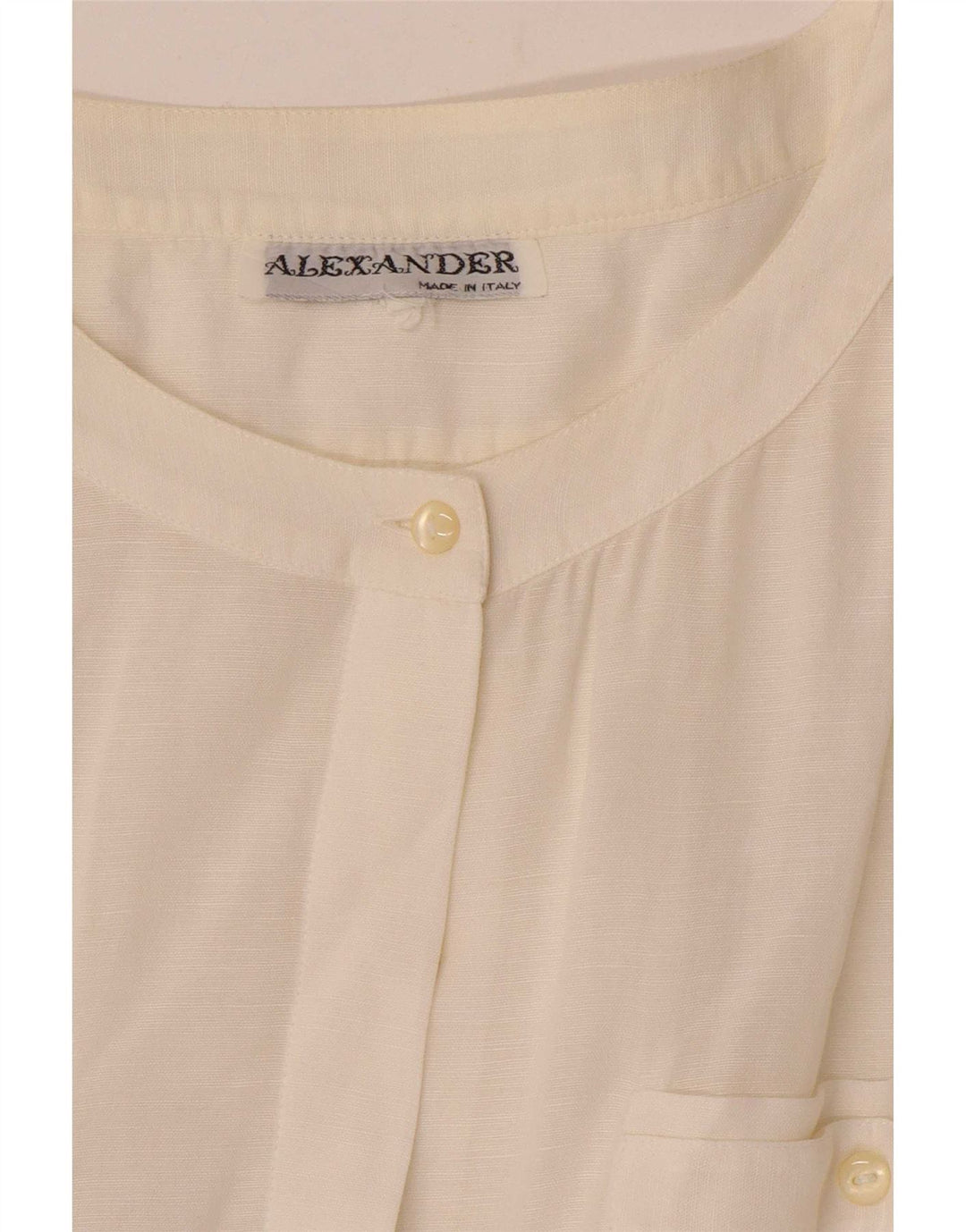 Alexander Chemisier à manches courtes pour femme UK 14 Large Blanc