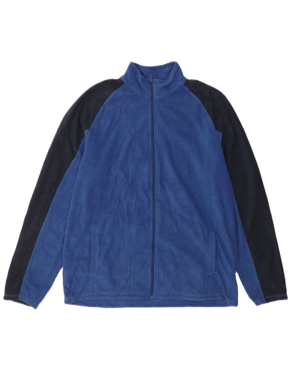 Mountain Warehouse Veste polaire pour homme UK 42 XL Bleu Colorblock Polyester