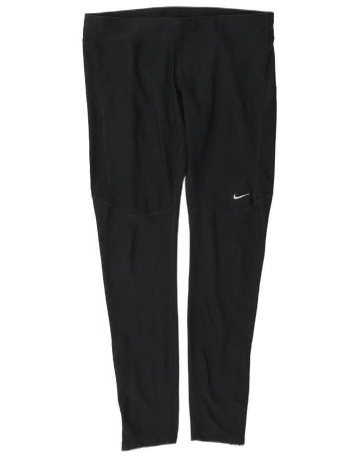 Nike Legging Dri Fit pour femme UK 14 Large Bleu marine Polyester