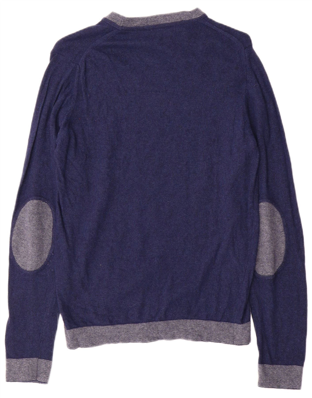 Refrigiwear Pull col bateau pour homme en laine color block bleu marine moyen