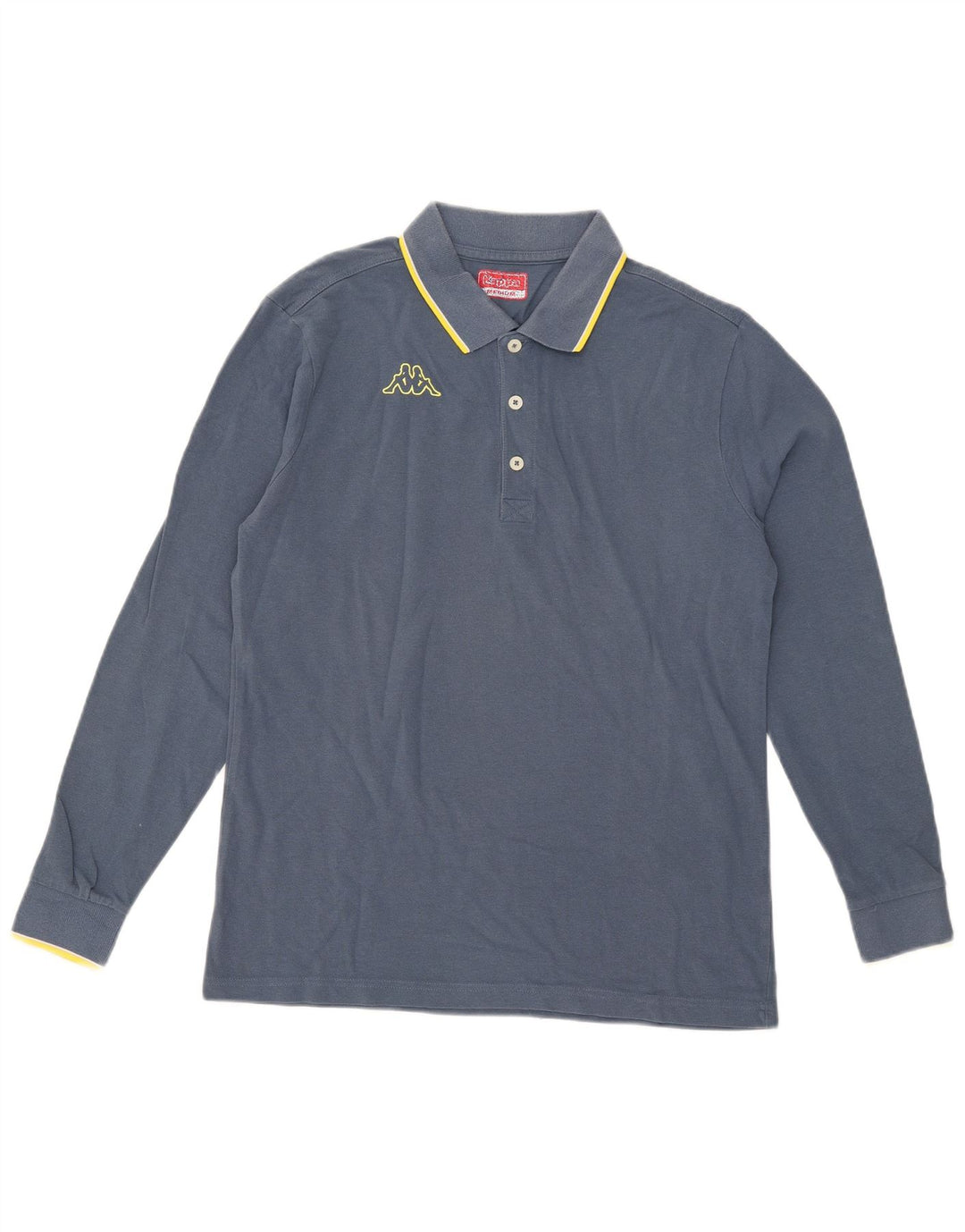 Kappa Polo à Manches Longues Homme Bleu Moyen