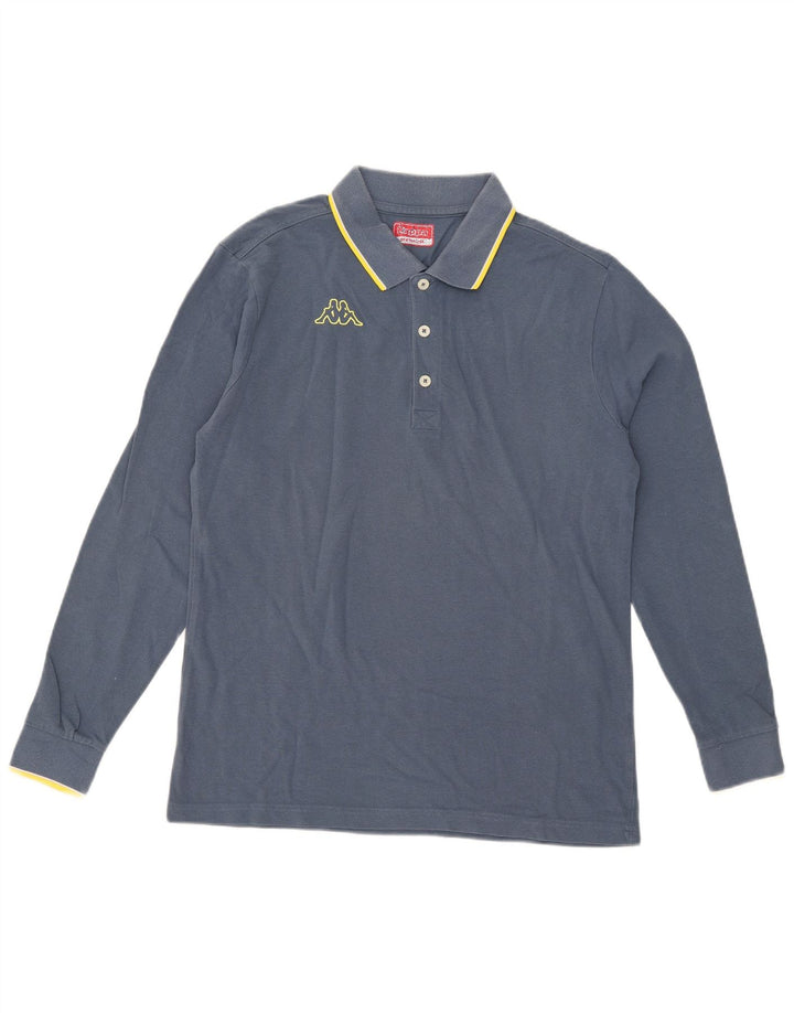Kappa Polo à Manches Longues Homme Bleu Moyen