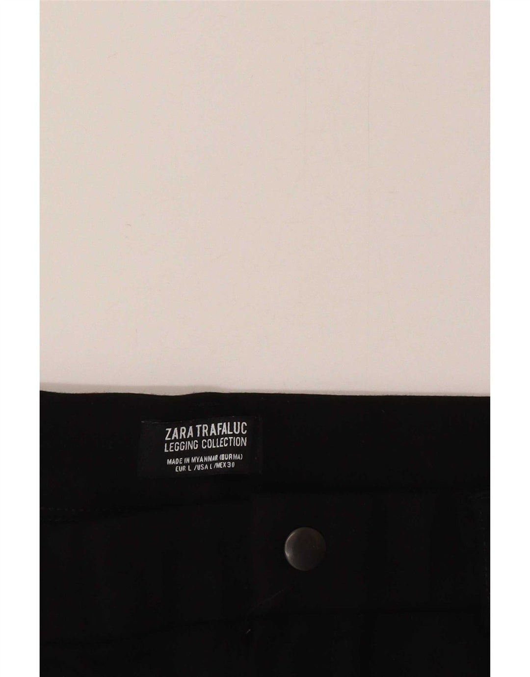 Zara Femmes Trafaluc Leggings UK 14 Grand Noir