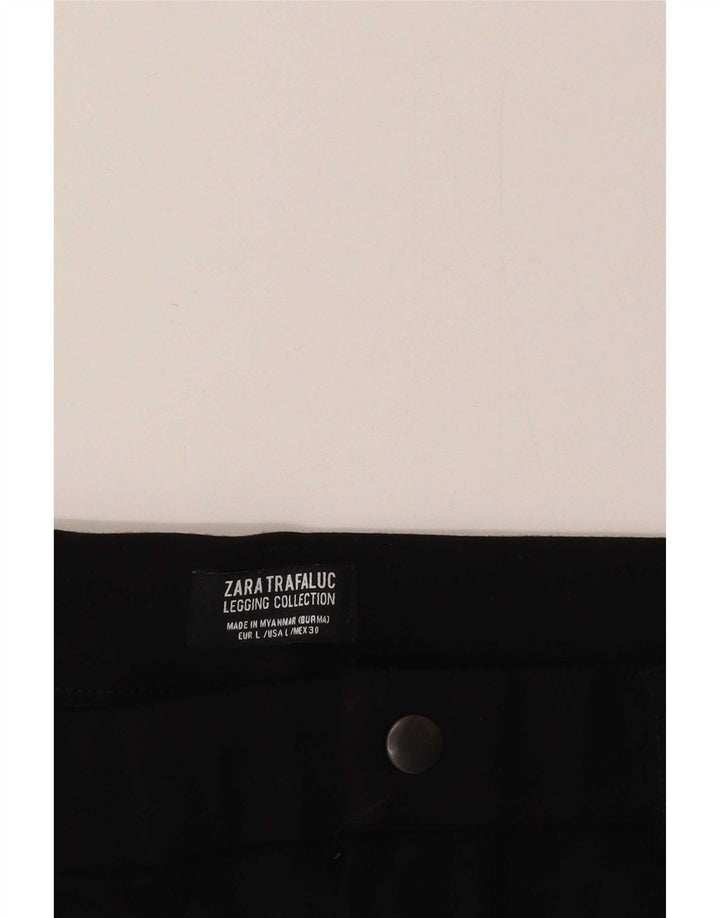 Zara Femmes Trafaluc Leggings UK 14 Grand Noir