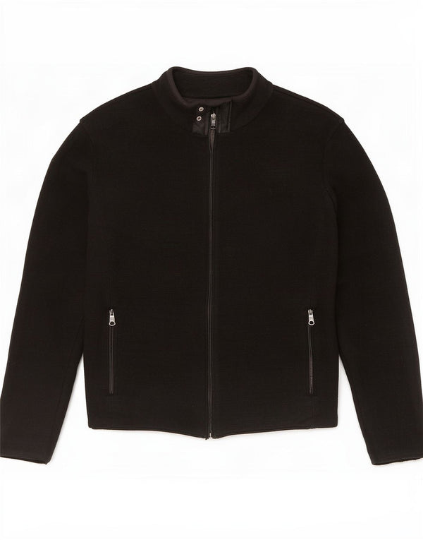 Zara Mens Tracksuit Top Jacket 2XL Black