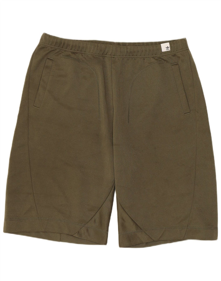 Adidas Short de sport pour homme Large Kaki Polyester