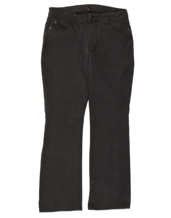 Lee Jeans Bootcut Femme UK 14 XL W36 L28 Gris Coton