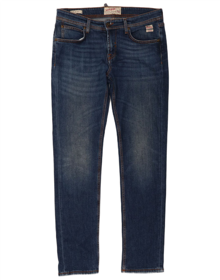 Roy Rogers Jean Slim Homme W33 L31 Bleu Coton