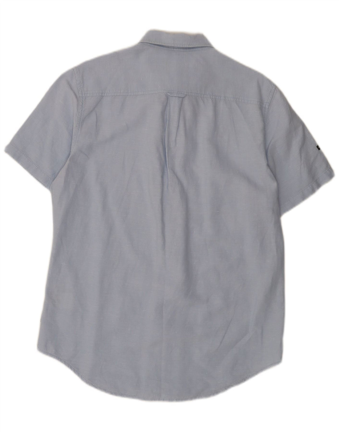 Superdry Chemise à Manches Courtes Homme Grand Lin Bleu