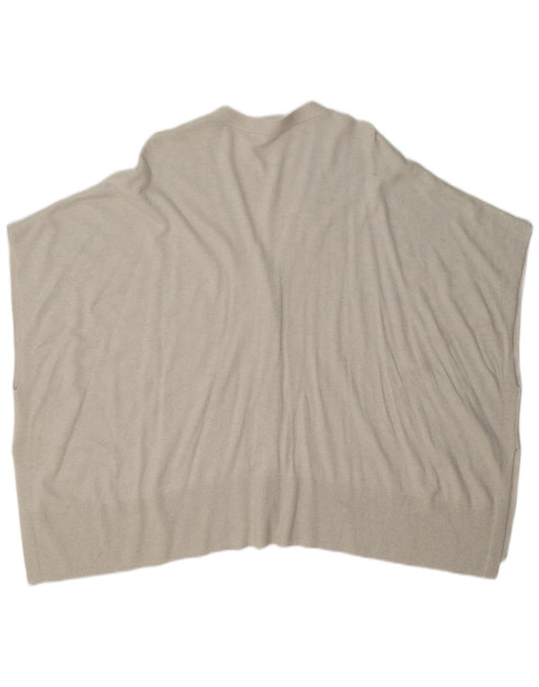White Label Cardigan surdimensionné sans manches pour femme UK 14 Medium Off