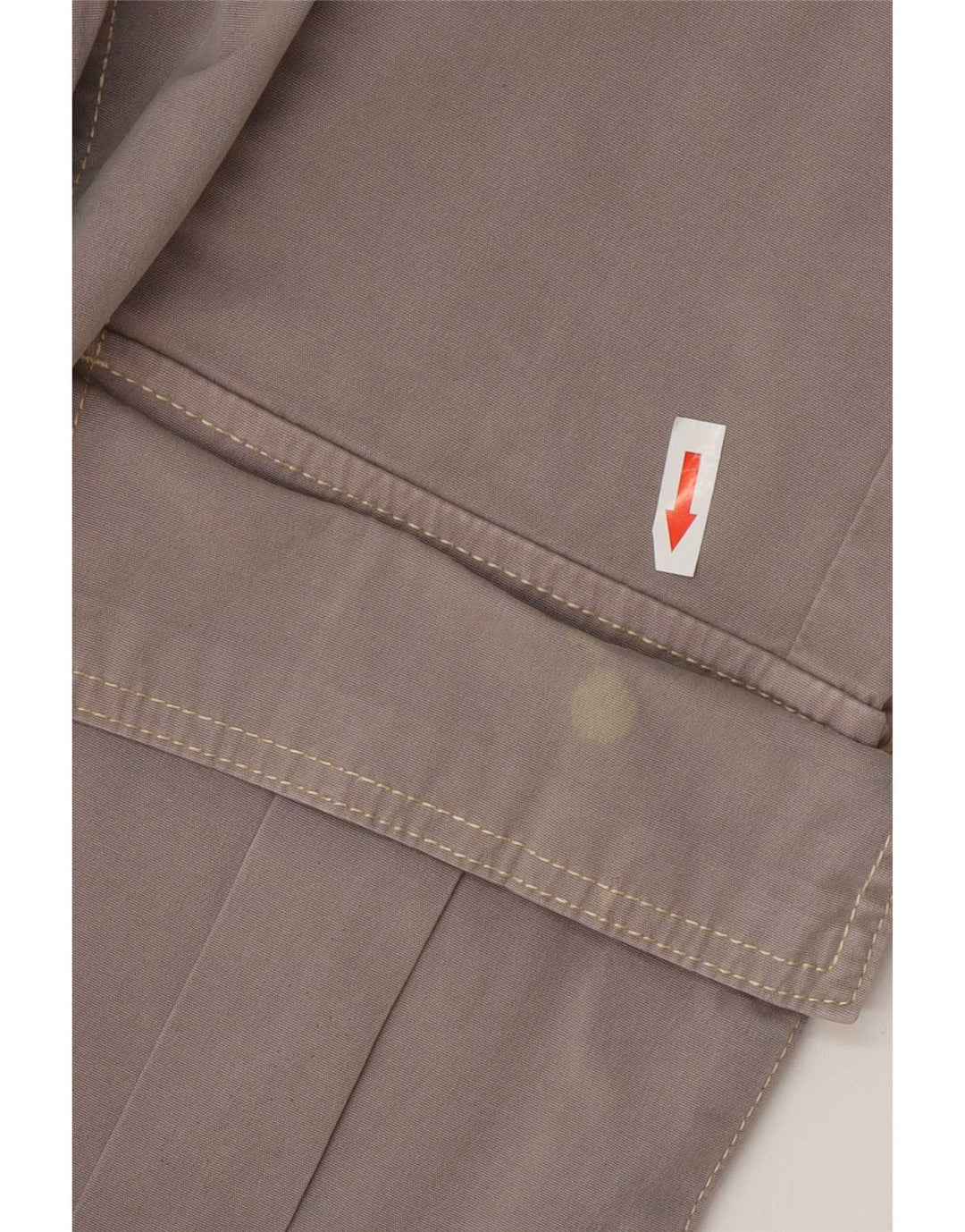 Zara Pantalon cargo droit pour femme EU 38 Small W28 L28 Gris
