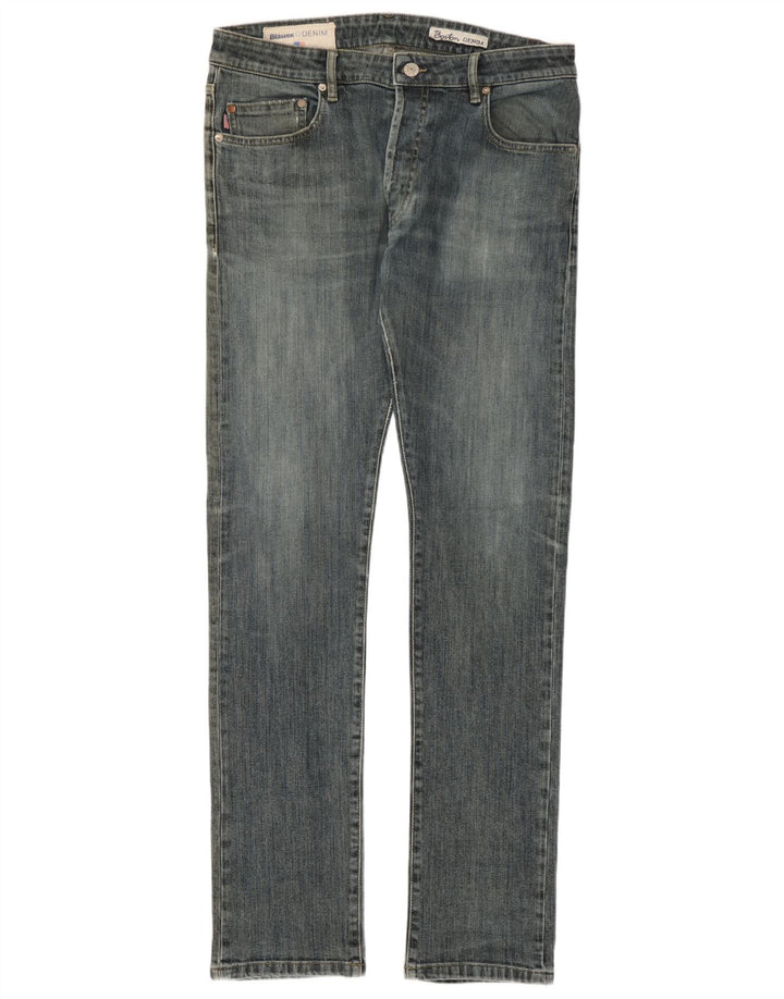 Blauer Jean Slim Homme W34 L34 Bleu Coton