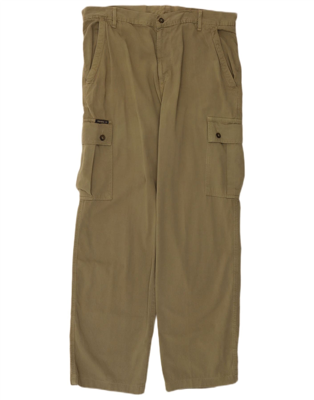 CARRERA Pantalon Cargo Droit Homme IT 54 2XL W36 L31 Kaki Coton