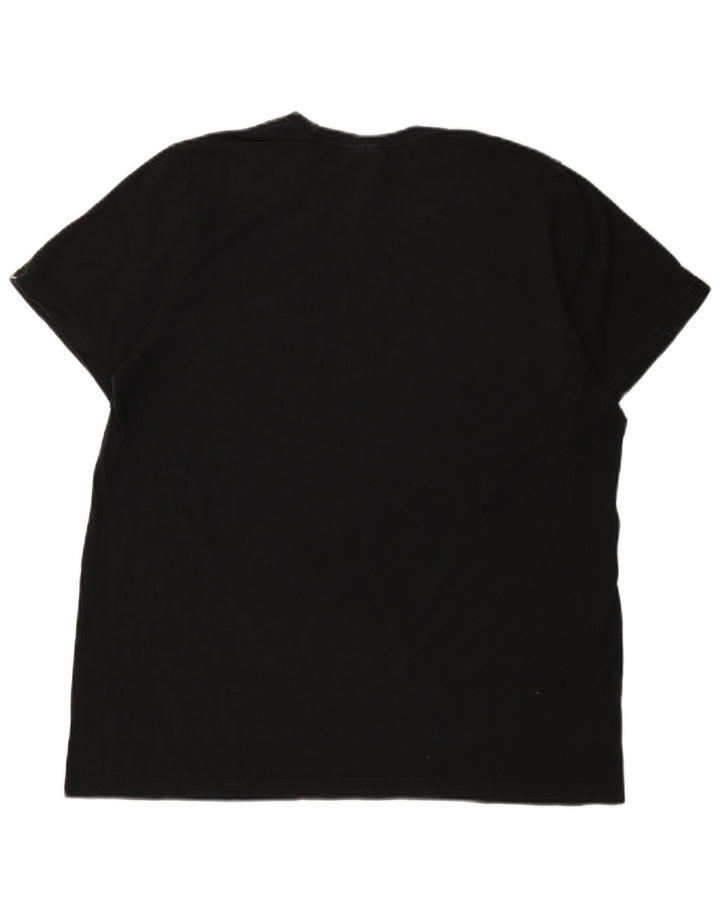 Adidas T-shirt graphique pour homme en coton noir moyen