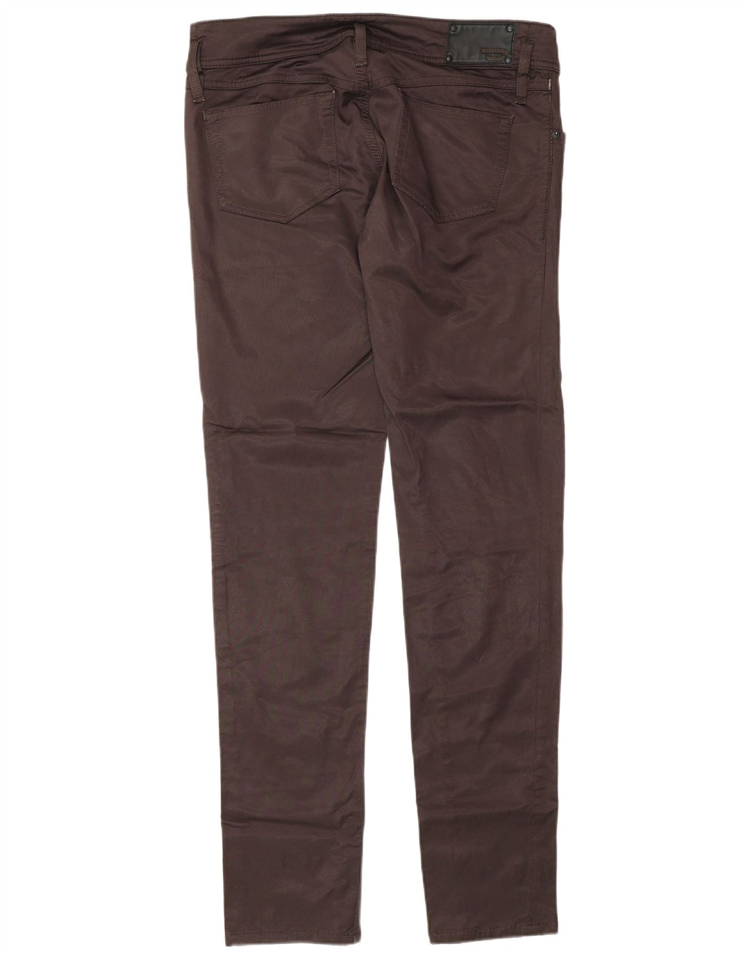 Pantalon décontracté slim femme Diesel W31 L34 coton marron