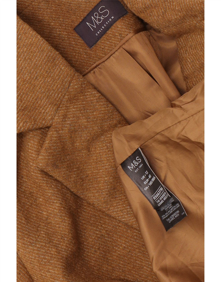 Marks & Spencer Manteau pour femme UK 12 Polyester beige moyen