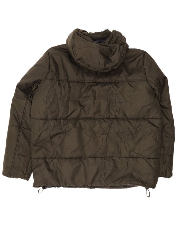 G-Star Veste matelassée à capuche pour homme UK 42 XL Kaki Polyester