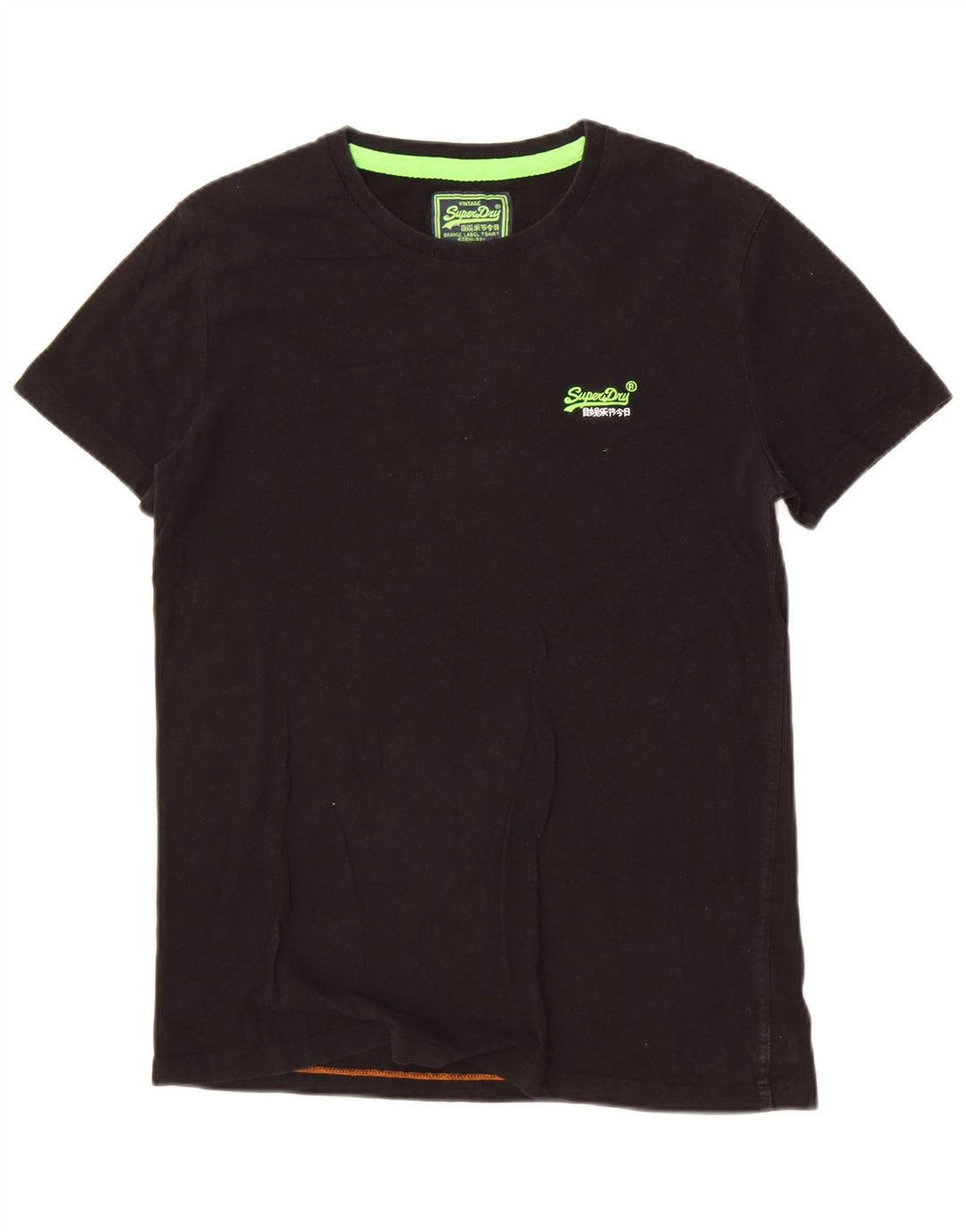 Superdry T-Shirt Homme Haut Large Noir Coton