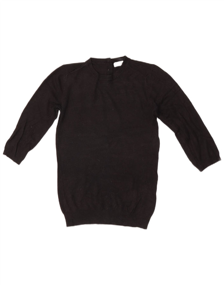 Zara Pull ras du cou pour femme UK 8 Small Noir