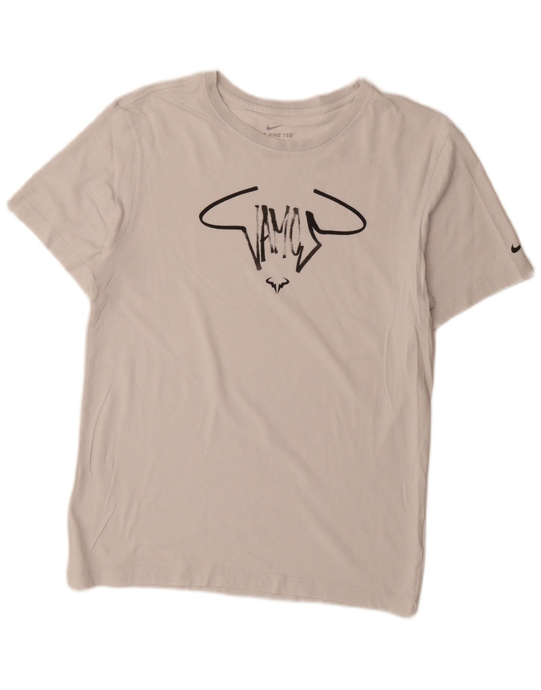 Nike Hommes Dri Fit Graphic T-Shirt Haut Petit Blanc
