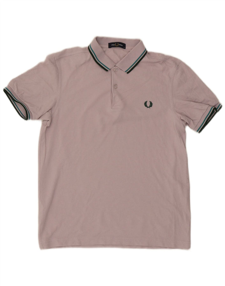 Fred Perry Polo Homme Rose Moyen Rayé Coton