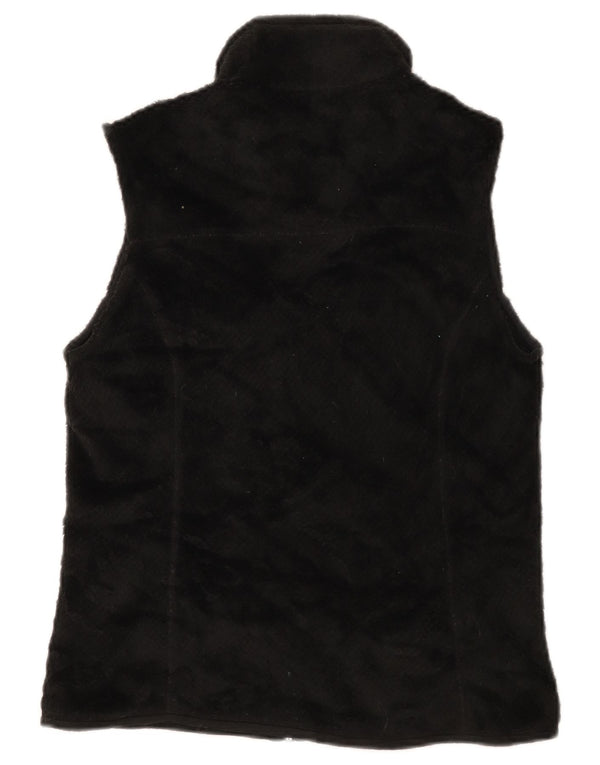 Patagonia Femmes Polaire Gilet UK 12 Moyen Noir Polyester