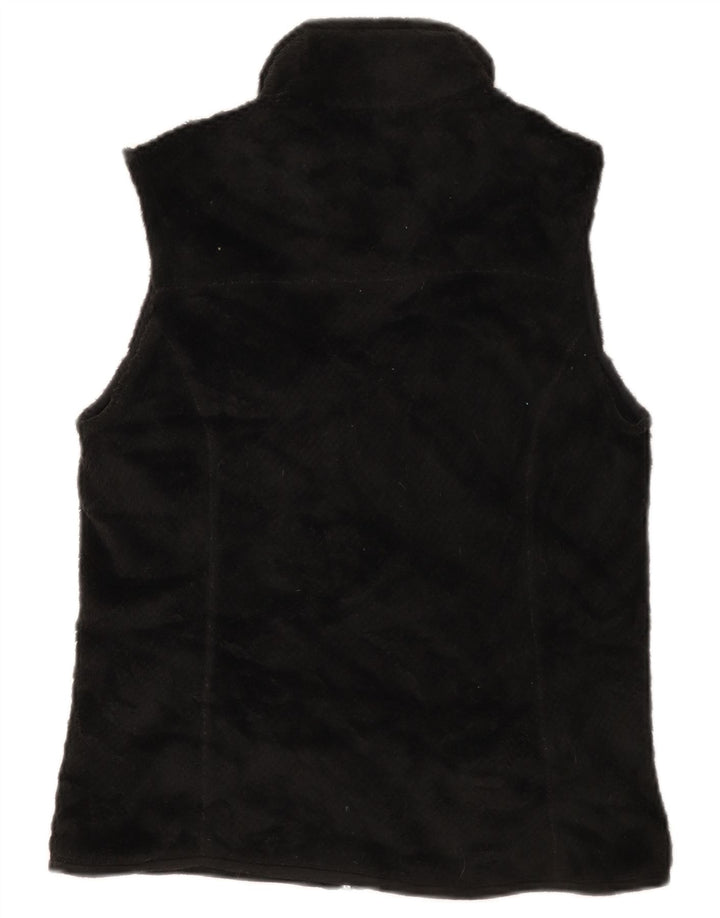 Patagonia Femmes Polaire Gilet UK 12 Moyen Noir Polyester